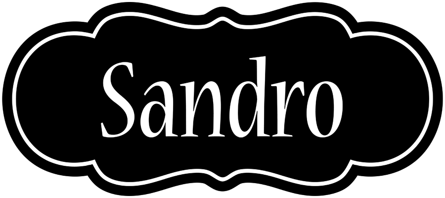 Sandro welcome logo