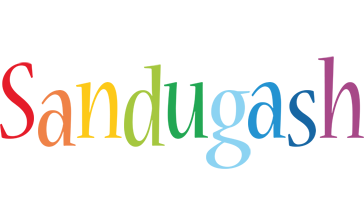 Sandugash birthday logo