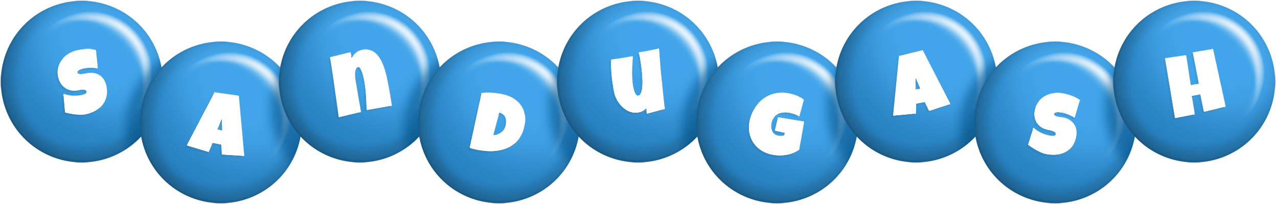Sandugash candy-blue logo