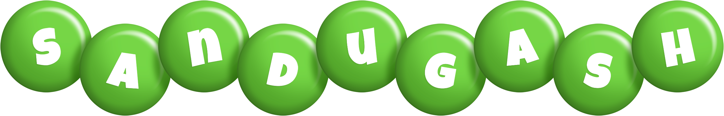 Sandugash candy-green logo