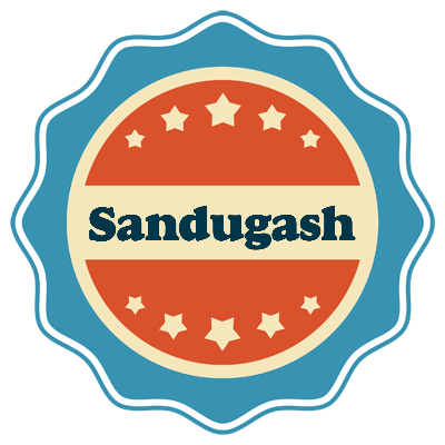 Sandugash labels logo