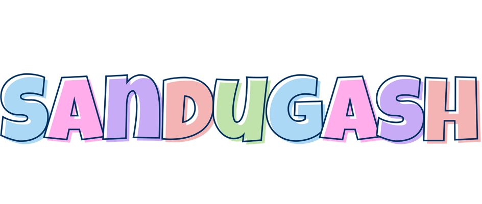 Sandugash pastel logo