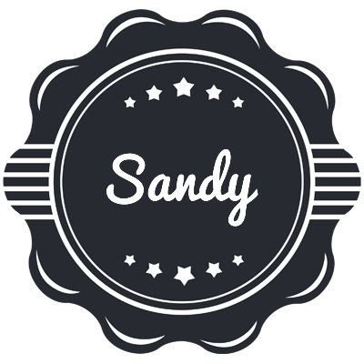 Sandy badge logo