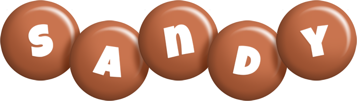 Sandy candy-brown logo