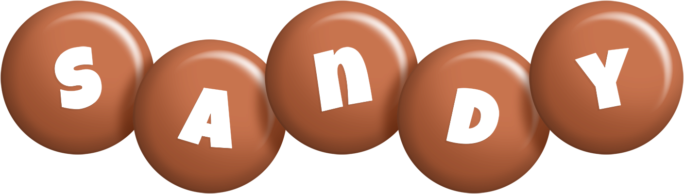 Sandy candy-brown logo