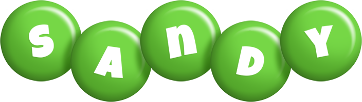 Sandy candy-green logo