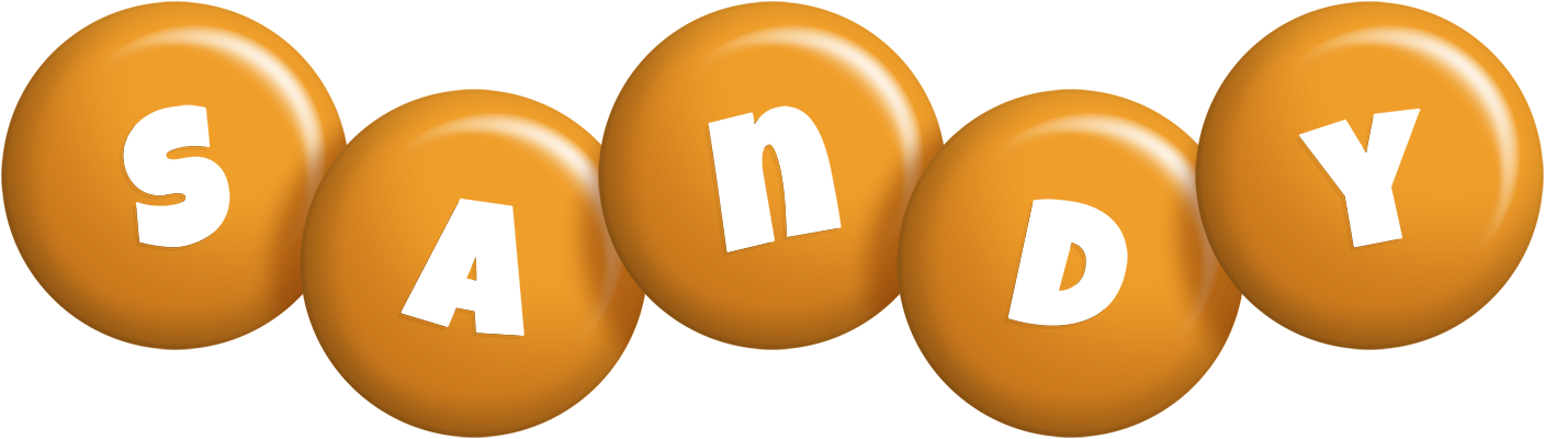 Sandy candy-orange logo