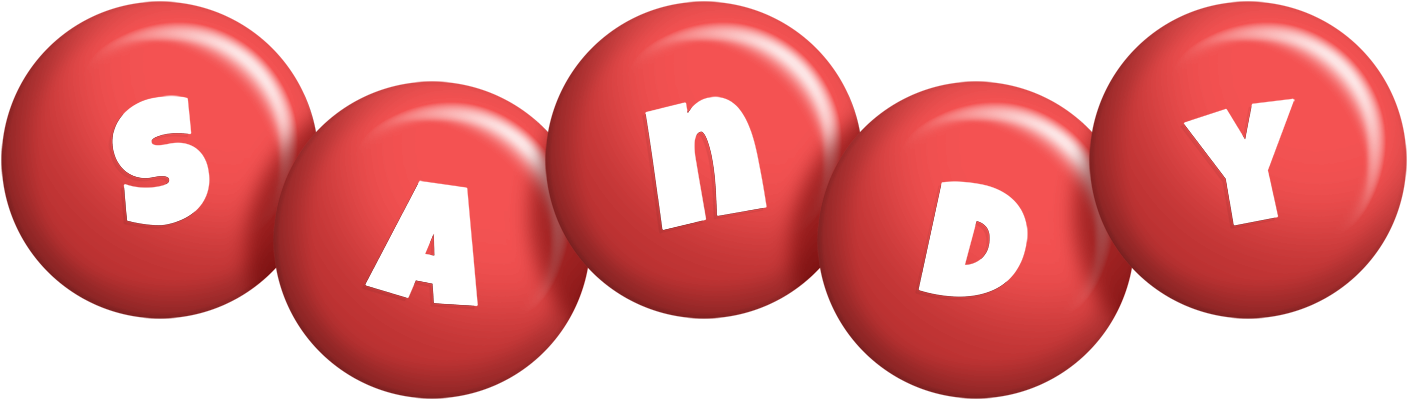 Sandy candy-red logo