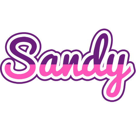 Sandy cheerful logo