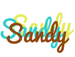 Sandy cupcake logo
