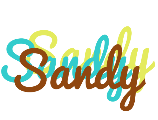 Sandy cupcake logo