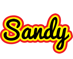 Sandy flaming logo