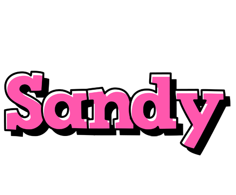 Sandy girlish logo
