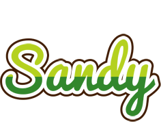 Sandy golfing logo