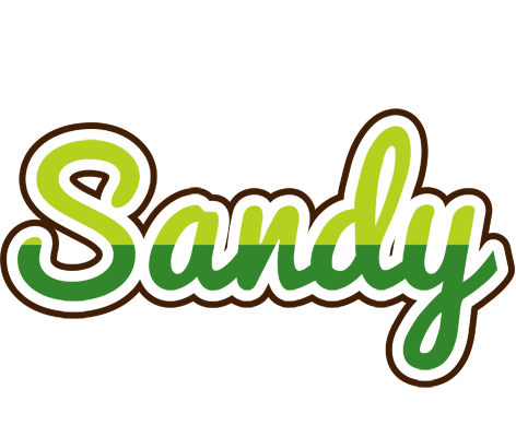 Sandy golfing logo