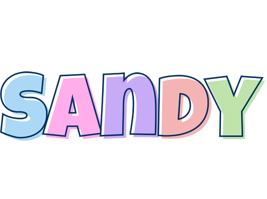 Sandy pastel logo