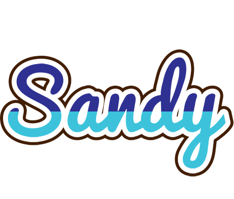 Sandy raining logo
