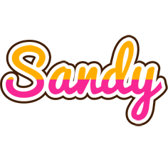 Sandy Logo Name Logo Generator Smoothie Summer Birthday Kiddo Colors Style