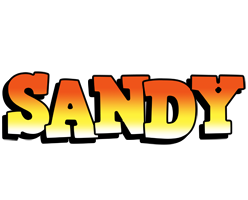 Sandy sunset logo