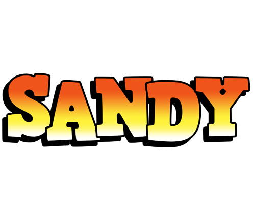 Sandy sunset logo