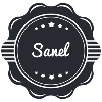 Sanel badge logo