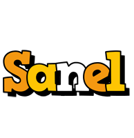 Sanel cartoon logo