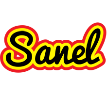 Sanel flaming logo