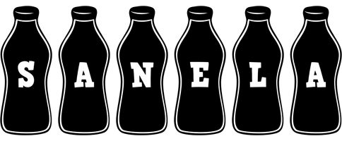 Sanela bottle logo