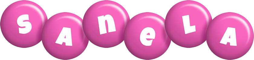 Sanela candy-pink logo