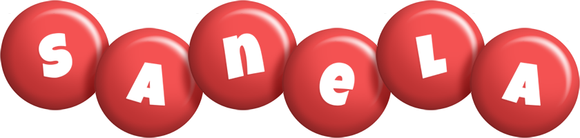 Sanela candy-red logo