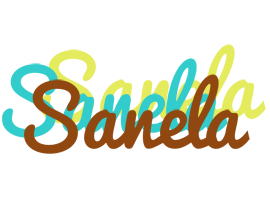 Sanela cupcake logo