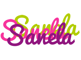 Sanela flowers logo