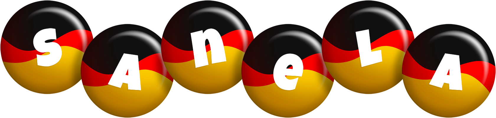 Sanela german logo