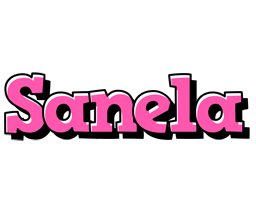 Sanela girlish logo