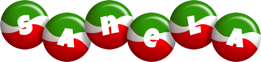 Sanela italy logo