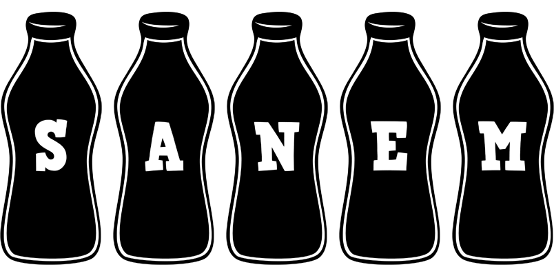 Sanem bottle logo