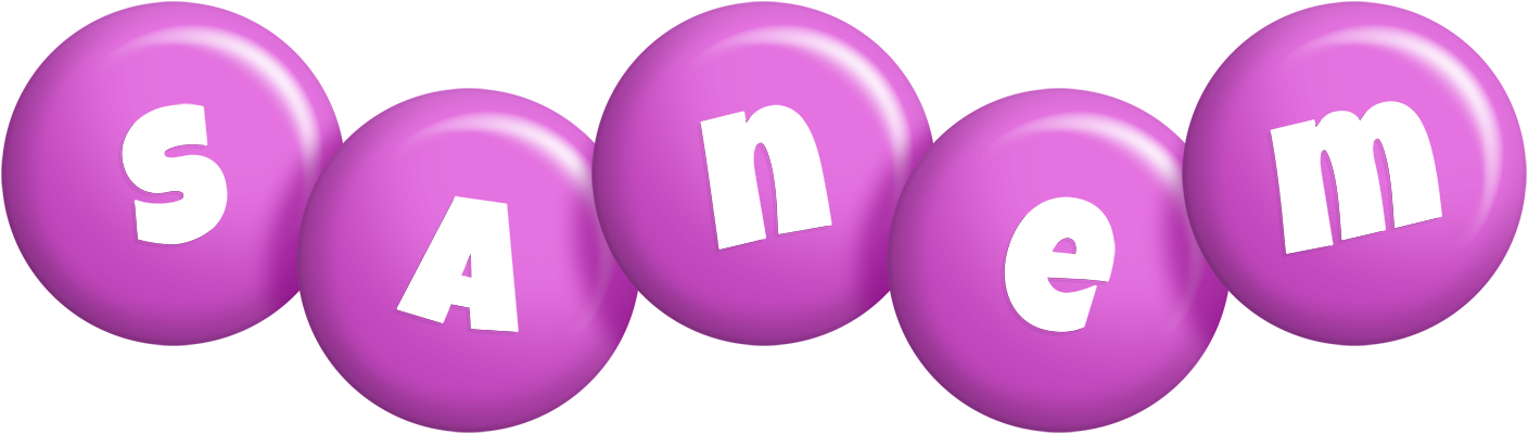 Sanem candy-purple logo
