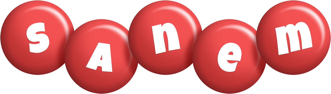 Sanem candy-red logo