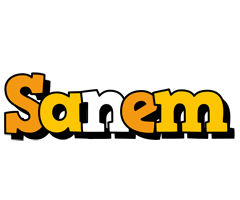 Sanem cartoon logo