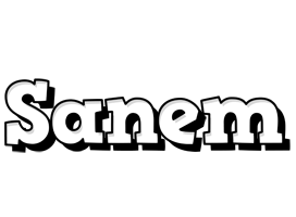 Sanem snowing logo