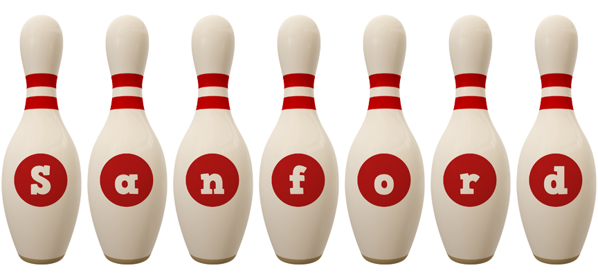 Sanford bowling-pin logo