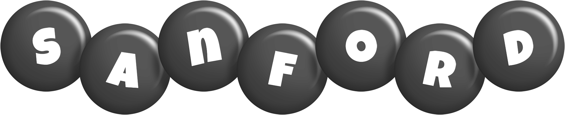 Sanford candy-black logo