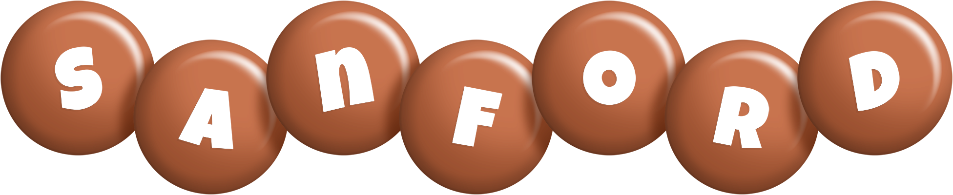 Sanford candy-brown logo