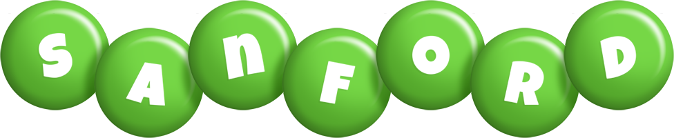 Sanford candy-green logo