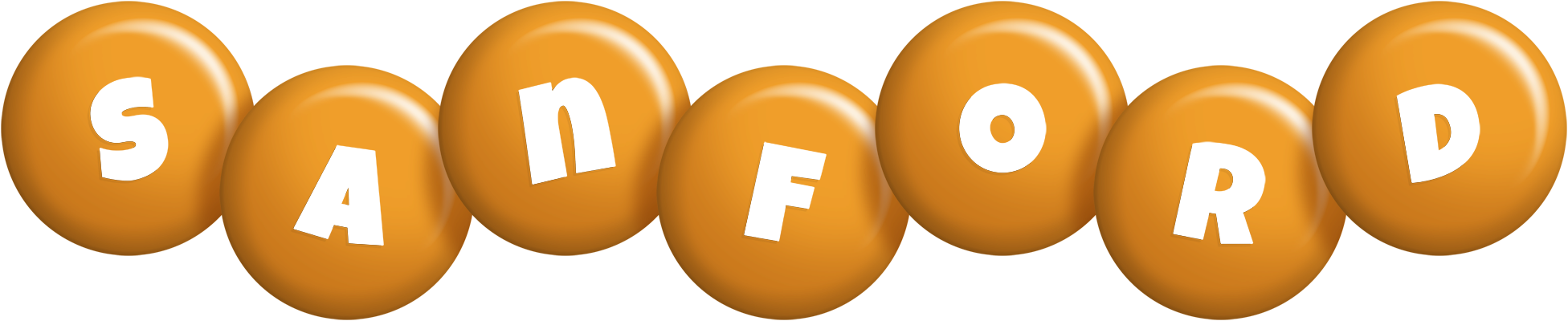 Sanford candy-orange logo