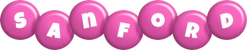 Sanford candy-pink logo