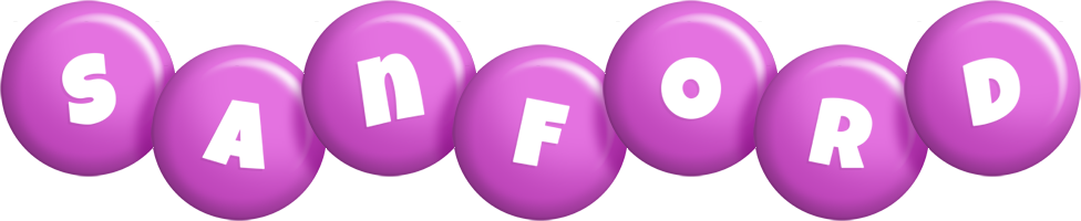 Sanford candy-purple logo