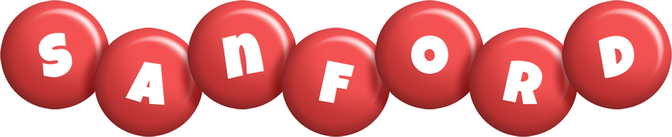 Sanford candy-red logo