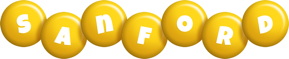 Sanford candy-yellow logo