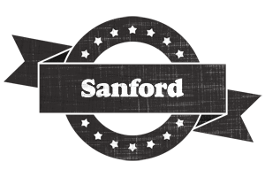 Sanford grunge logo